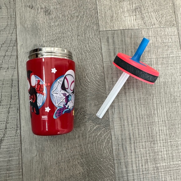 Zak! Spider Spill Proof Stainless Steel Water Bottle - Picture 3 of 3